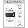 thumbnail image 2 of ESR para AirPods Pro Case (2023/2022/2019, 2ª/1ª generación), compatible con AirPods Pro de 2ª generación (cable USB-C/Lightning), MagSafe sin esfuerzo, bloqueo a prueba de caídas, fácil apertura,, 2 of 5