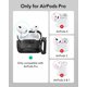 thumbnail image 2 of ESR para AirPods Pro Case (2023/2022/2019, 2ª/1ª generación), compatible con AirPods Pro de 2ª generación (cable USB-C/Lightning), MagSafe sin esfuerzo, bloqueo a prueba de caídas, fácil apertura,, 2 of 5