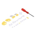 thumbnail image 1 of Juego de Botones clave Vevor para consola de juegos con destornillador para Switch Lite color amarillo, 1 of 5