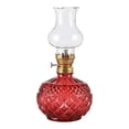 thumbnail image 2 of LEFTHIGH Home Vintage Style Oil Lamp with Glass Candle Holder Clear Kerosene Lantern for Wedding Home Decor Emergency Lighting, 2 of 8