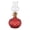 Red, variant on Vintage Glass Kerosene Lamp, Retro Style Oil Lamp with Transparent Glass Shade, Adjustable Flame Retro Kerosene Hurricane Lamp,For Home Decor, Ambient Lighting and Festive Scene Decoration-(Blue)