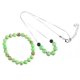 thumbnail image 3 of Kit de piedras de cristales naturales de imitación verde, para practicantes de yoga, coleccionistas, collares, pulseras con cuentas, 3 of 6