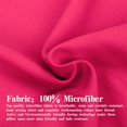 thumbnail image 2 of Standard Pillow Shams, Set of 2, 100% Brushed Microfiber, Soft and Cozy, Wrinkle, Fade, Stain Resistant, Standard, Magenta, 2 of 6
