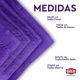 thumbnail image 4 of Toalla de Baño Extragrande de Algodón Hipoalergénico  I Paquete de 2 Toallas para Baño Color Morado (170 x 90 cm), 4 of 5