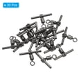 thumbnail image 3 of Unique Bargains T-Shape Fishing Swivels 103Lbs Swivels Fishing Tackle 3-Way Cross Line Swivels, 30 Pack, 3 of 8