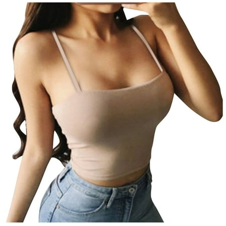 

Casual Sports O-Neck Sleeveless Fashion Fitting Easy Tops Women Tight Solid Women s Blouse Beauty Tops for Women Shell Top Women Dressy Tennis Top Women Active Crop Tops for Women Dance 5 Way Bra