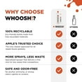 thumbnail image 6 of WHOOSH! Phone Cleaning Kit Duo – 3.4 oz & 0.3 oz Bottles with 2 Microfiber Cloths, Alcohol-Free Screen Cleaner for All Electronics, TVs, Laptops, Car Displays, Eyeglasses, Sports Visors, Whiteboards, 6 of 9