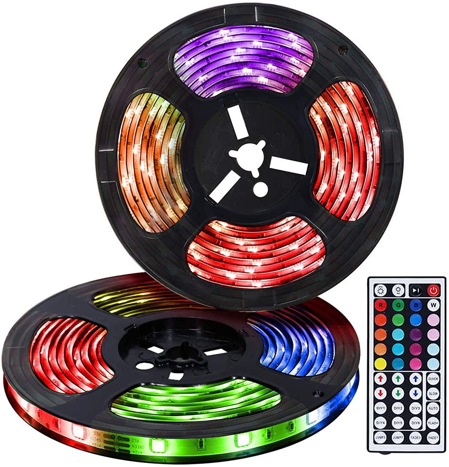 LED Strip Lights 32.8ft RGB SMD 5050 Tape Light Waterproof Color Changing Flexib