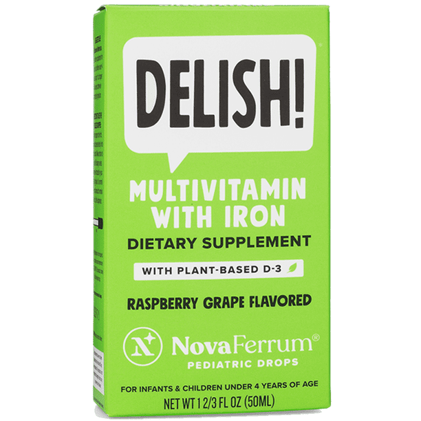 NovaFerrum Multivitamin with Iron Supplement for Infants and Toddlers