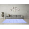 thumbnail image 3 of Ahgly Company Indoor Square Solid Blue Modern Area Rugs, 7' Square, 3 of 4