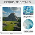thumbnail image 3 of Diamond Art Kit for Adults, Ancient Stone Pyramid Ruins Sky Diamond Painting for Adults Beginners, DIY Diamond Art Painting Kits, 5D Diamond Painting Crafts for Home Decor 12x16 Frameless, 3 of 7