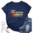 thumbnail image 1 of T-Shirt Imprimé à Manches Courtes Décontracté pour Femmes, Col Rond Confortable, Doux et Respirant, Tenue Quotidienne, Coupe Ample Stylée, Vêtement Mode pour Femmes, 1 of 2