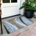 thumbnail image 6 of Addison Rugs Chantille Indoor/Outdoor Transitional Swirls Brown Washable Rectangle Rug, 1'8" x 2'6", 6 of 6