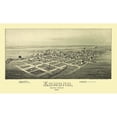 thumbnail image 3 of Fowler 14x10 Black Modern Framed Museum Art Print Titled - Edmond Oklahoma - Fowler 1891, 3 of 5