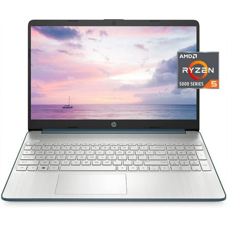 Newest 2022 HP 15.6" FHD Micro-Edge Laptop, AMD Ryzen 5 5500U 6-core(Beat i7-1160G7, up to 4GHz), 8GB RAM, 512GB PCIe SSD, AMD Radeon Graphics, WiFi, HDMI, Fast Charge, Windows 11, w/3in1 Accessories
