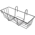 thumbnail image 2 of MIANGASTORE Hanging Railing Planter Flower Pot Holder Metal Haning Holder for Home Room ( Black ), 2 of 5