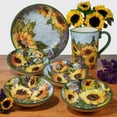 thumbnail image 5 of Certified International Sunflower Bouquet Square Platter 12.5", 5 of 6