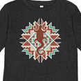 thumbnail image 4 of Inktastic Southwestern Native Pattern Lizard Boys or Girls Long Sleeve Toddler T-Shirt, 4 of 5
