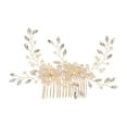 thumbnail image 2 of Clip de Peines Salvador Accesorios para el cabello Horquillas para el cabello Adornos para el cabello Joyas Peine para el cabello de boda Clip Dorado, 2 of 10