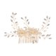 thumbnail image 1 of Peineta para el cabello de novia, adornos para el cabello, joyería, diadema de flores, pinza para dama de honor, peinetas Dorado, 1 of 9