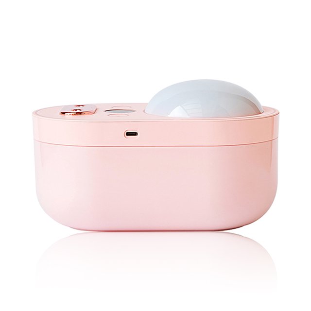 Humidificador de aire Pulverizador Aroma Difusor de aceite esencial Fabricante de vapor Proyección estrellada Luz nocturna, Rosa Inevent HA008450-02
