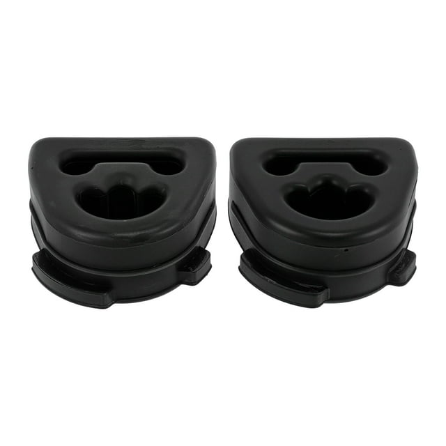 Soporte de Escape Muffler Único para Volkswagen Sagitar 2012-2014 para Volkswagen Bora 2013-2015 Reemplazo del Aislador del Soporte de Escape 1404920144 Goma Negra 2pcs