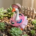 thumbnail image 4 of Summer Bikini Goose Outfit for 7 Inch Desktop Goose, Mini Beach Costume Set with Straw Hat Sunglasses Swim Ring, Cute Holiday Accessories, 4 of 7