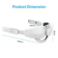 thumbnail image 5 of GYDEK Adjustable Head Strap Fit for Oculus/Meta Quest 2 VR Headset with Head Cushion, Replacement VR Elite Strap, Enhanced Support and Comfort in VR, Reduce Face Pressure,Head Strap for Oculus Quest 2, 5 of 8