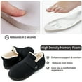 thumbnail image 4 of Ablanczoom Women Slippers Memory Comfy Foam Fuzzy Slippers for Women House Shoes, 4 of 6