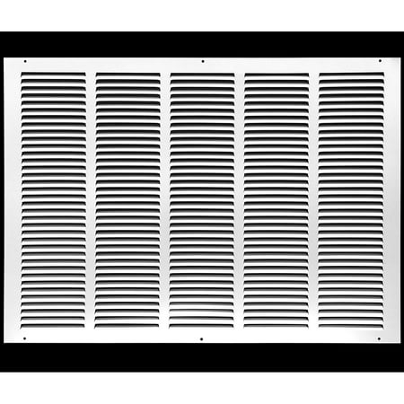 

26 x 20 Return Air Grille - Sidewall and Ceiling - HVAC Vent Duct Cover Diffuser - [White] [Outer Dimensions: 27.75w X 21.75 h]
