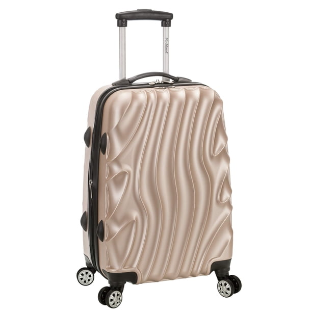 Equipaje de mano Rockland Melbourne Hardside de 20 pulgadas Gold Wave