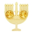 thumbnail image 3 of PinMart's Hanukkah Menorah Lapel Pin, 3 of 3