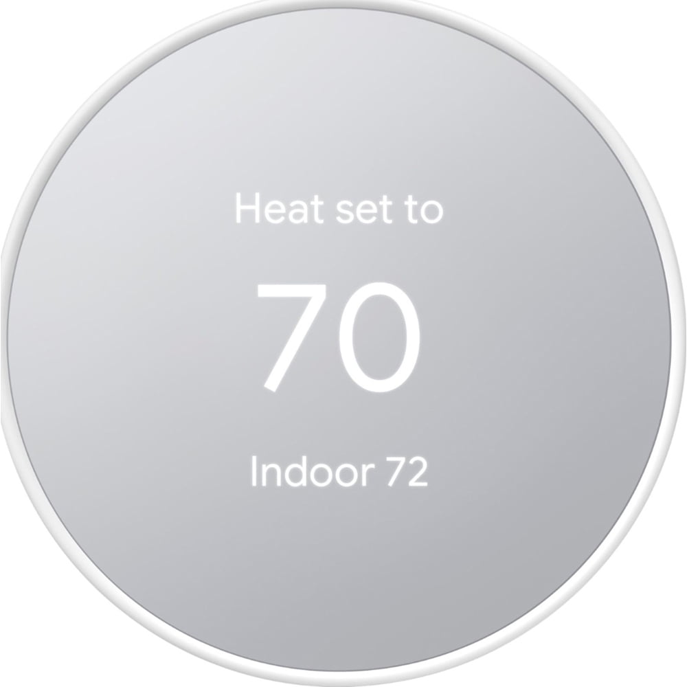 Google Nest Programmable Smart WiFi Thermostat for Home (Snow