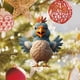 thumbnail image 1 of Árbol de Navidad Dibujos animados Colgante Colgante Lindo Gallo Ornamento Realista Creativo, 1 of 4