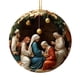 thumbnail image 2 of Christmas Hanging Decorations Flat Christmas Christmas Tree Nativity Scene Decorations Hanging Decoration Hangings, 2 of 8