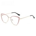 thumbnail image 5 of Montura de gafas anti-azules, decoración de ojos de dos colores, se puede equipar con lentes planas para miopía, 5 of 5