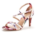 thumbnail image 1 of Sandalia DREAM PAIRS GIGI Floral con Punta Abierta y Tacón Stiletto 7.5, 1 of 7