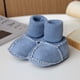 thumbnail image 4 of Xihbxyly Zapatos de Bebé de Suela Suave, Cálidos y Transpirables de Imitación de Piel de Oveja, Antideslizantes, para Interior de Invierno, Cómodos, Elásticos, Forro Suave de Algodón y Lana, Fáciles, 4 of 5