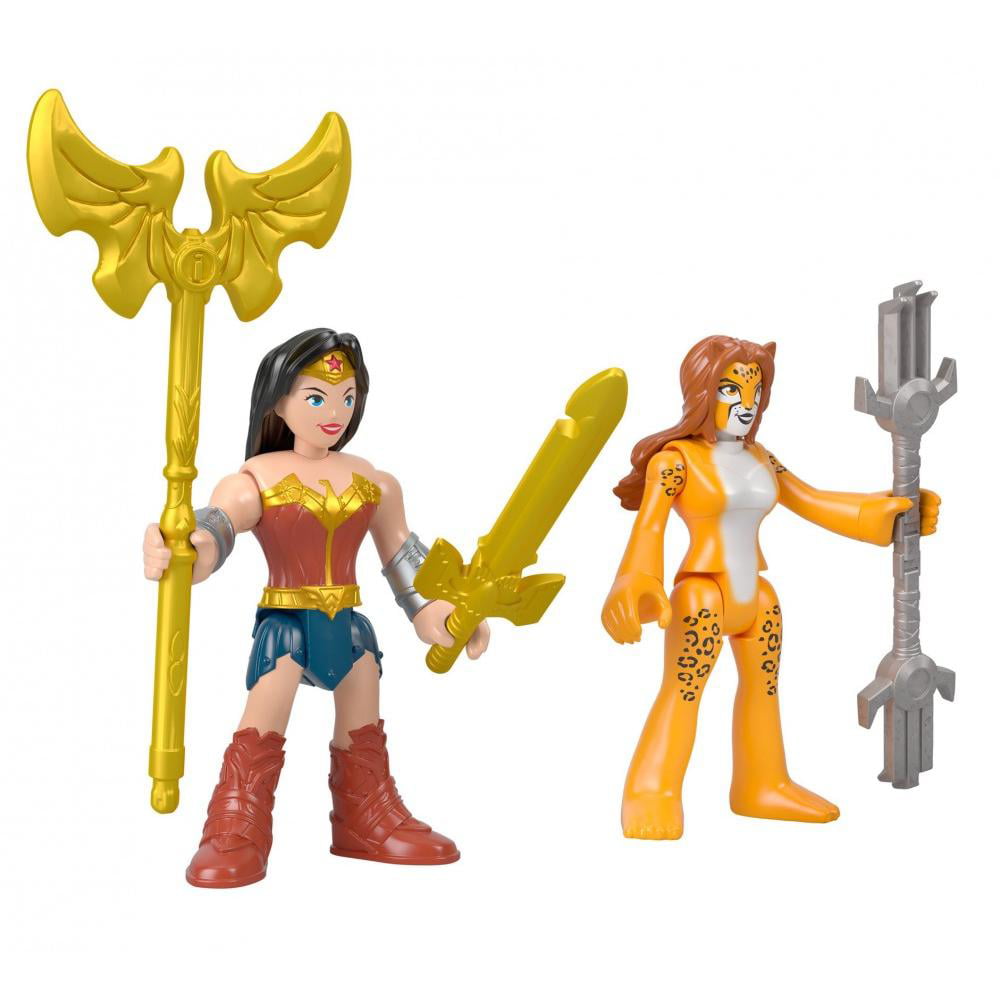 Fisher-Price Imaginext DC Super Friends Wonder Woman & Cheetah new 
