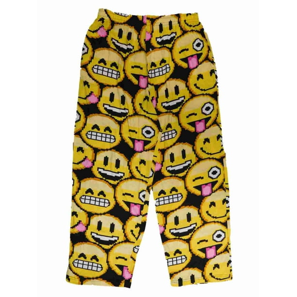 Fun Boxers Fun Boxers Mens Emoji Emoticon Smiley Face Knit Lounge