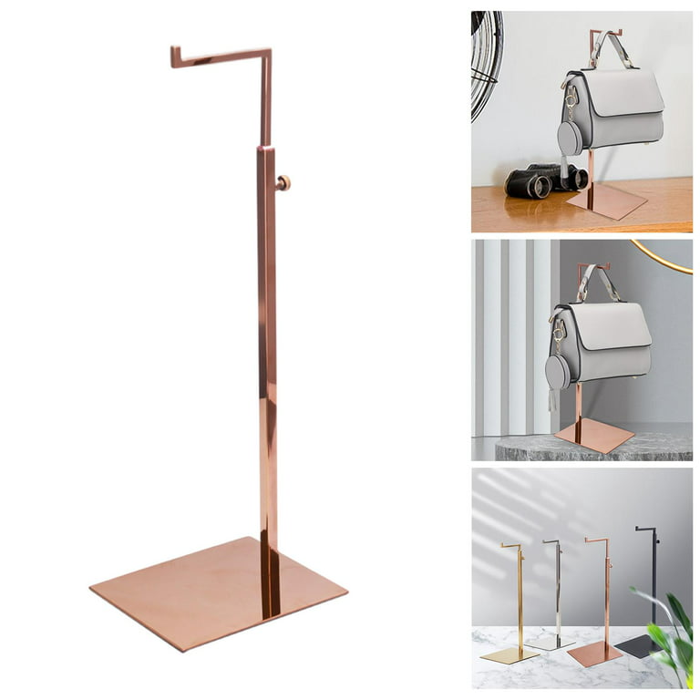 2x Metal Handbag Display Stand Holder Hanging Bag Rack Display Shelf  Adjustable