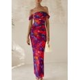 thumbnail image 4 of Vestido largo PRETTYGARDEN ajustado fruncido para mujer, verano 2025, 4 of 9