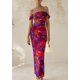 thumbnail image 4 of Vestido largo PRETTYGARDEN ajustado fruncido para mujer, verano 2025, 4 of 9