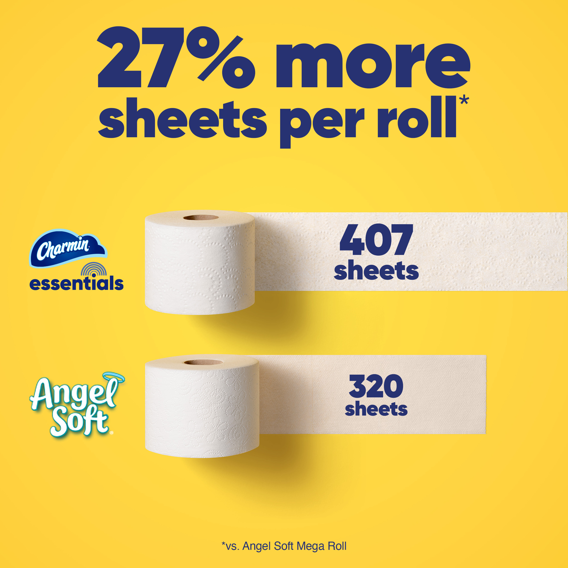 Charmin Essentials Toilet Paper 9 Mega Rolls photo 8