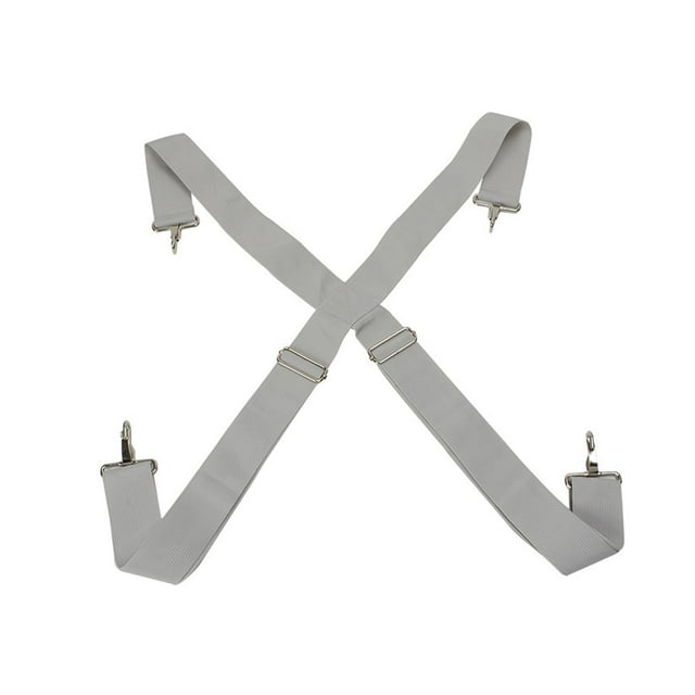 QualitChoice Snare Drum Strap Sturdy Easy Carrying Starters Lovers for Student White Instrument Grey 150cm