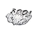 thumbnail image 2 of Gothic Rug Ghost "Boo!" Indoor Halloween Rug 15.8"x23.6", Plush Gothic Cute Fun Halloween Bathroom Rugs Non Slip Kitchen Mat, Halloween Throw Area Rugs for Front Door Indoor Doormat, 2 of 6