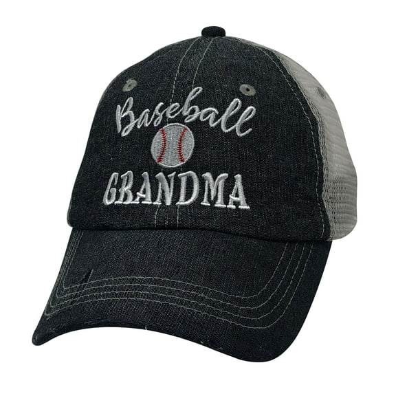 Cocomo Soul Embroidered Baseball Grandma Mesh Trucker Style Hat Cap Grandma Gift Mothers Day Dark