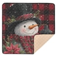 thumbnail image 6 of WOBOGO Jovial Snowman Baby Playmats Extra Large Waterproof Rollable Activity Pads for Toddlers 50×50inch, 6 of 7