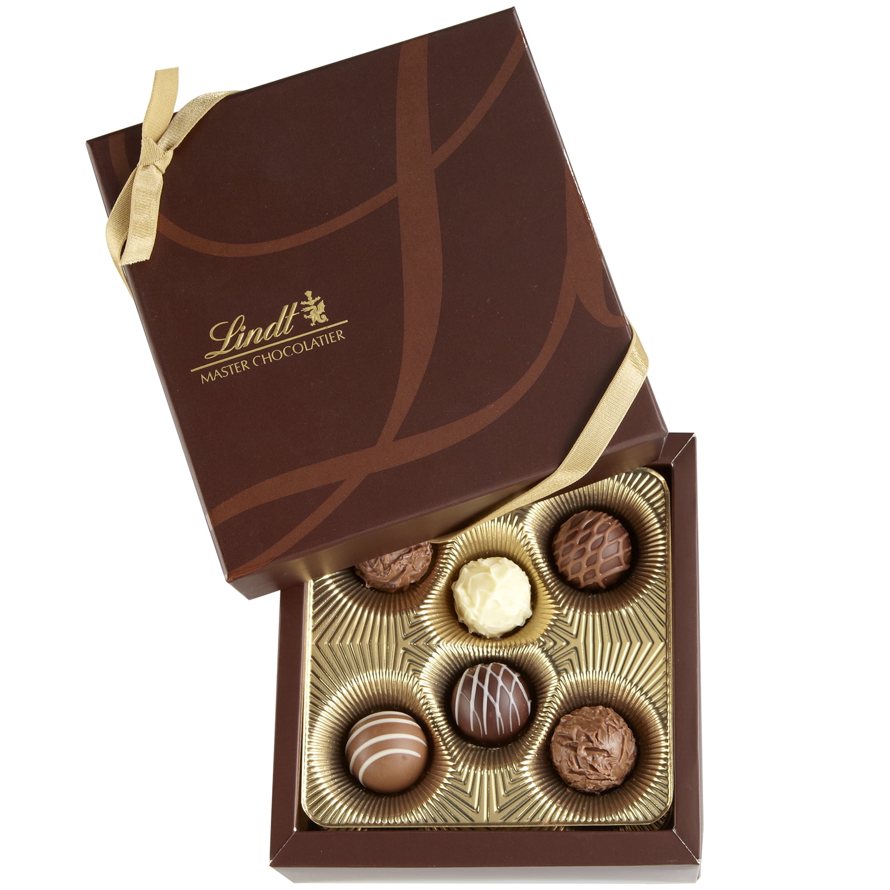 Lindt Gourmet Truffles Gift Box, 6.7 Oz