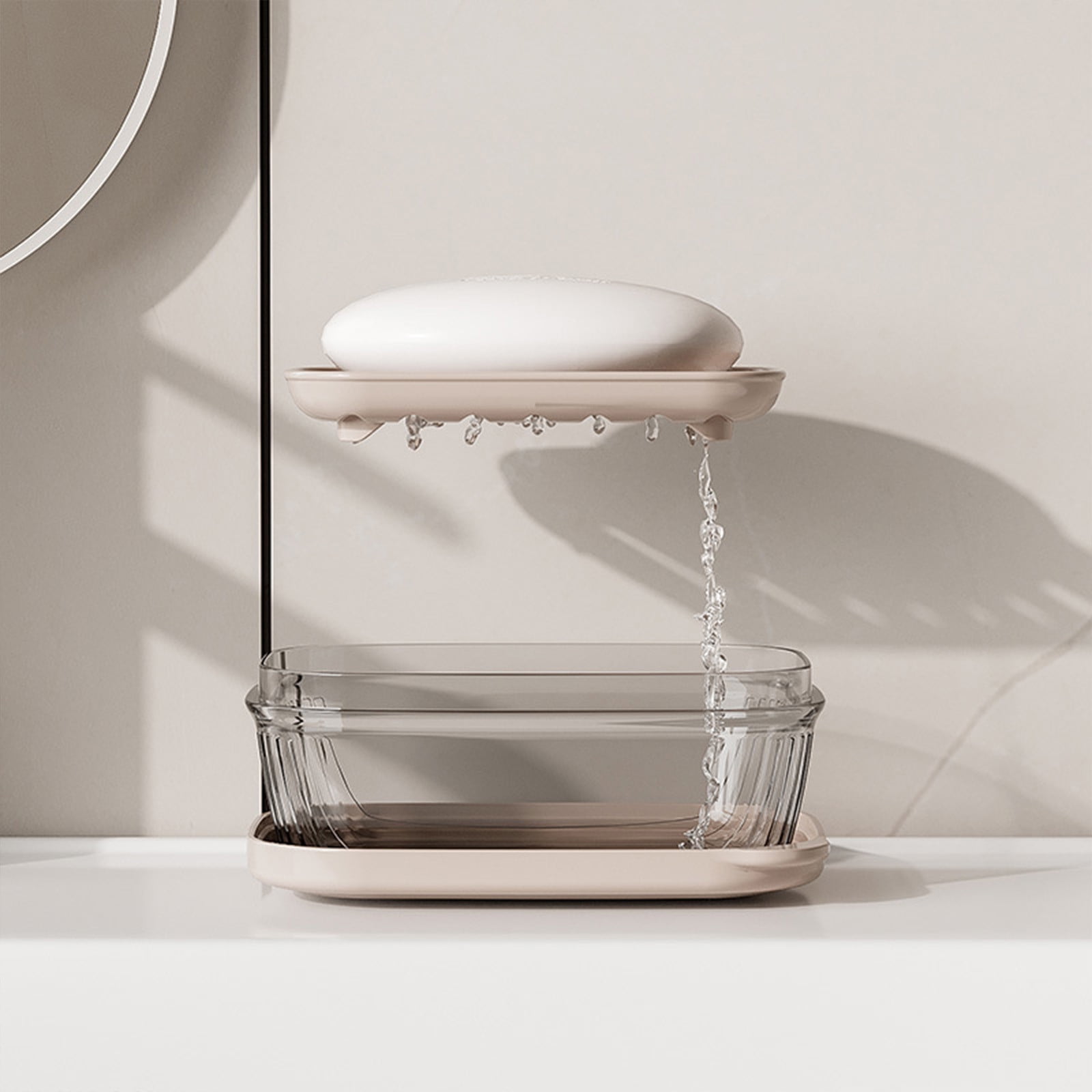 asjyhkr Travel Soap Case Leakproof Soap Container with Lid Portable Bar Soap Holder for Traveling Transparently Soap Dishes for Bathroom Shower Gym School Camping
